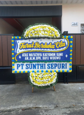 Papan Bunga Duka di Tarub